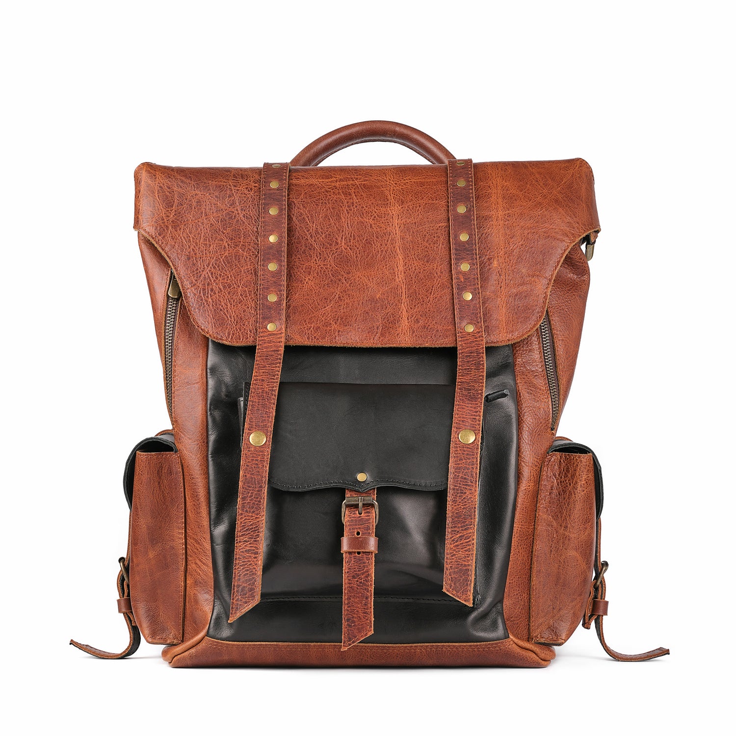 Leder Rucksack Vintage Duo-Tone II