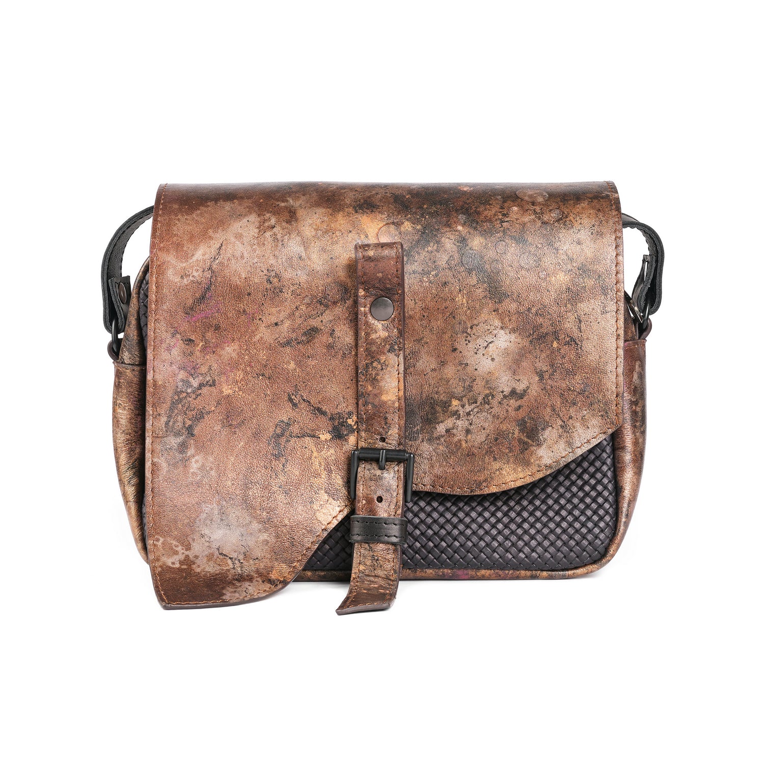 Leder Schultertasche Umber Nina Mini