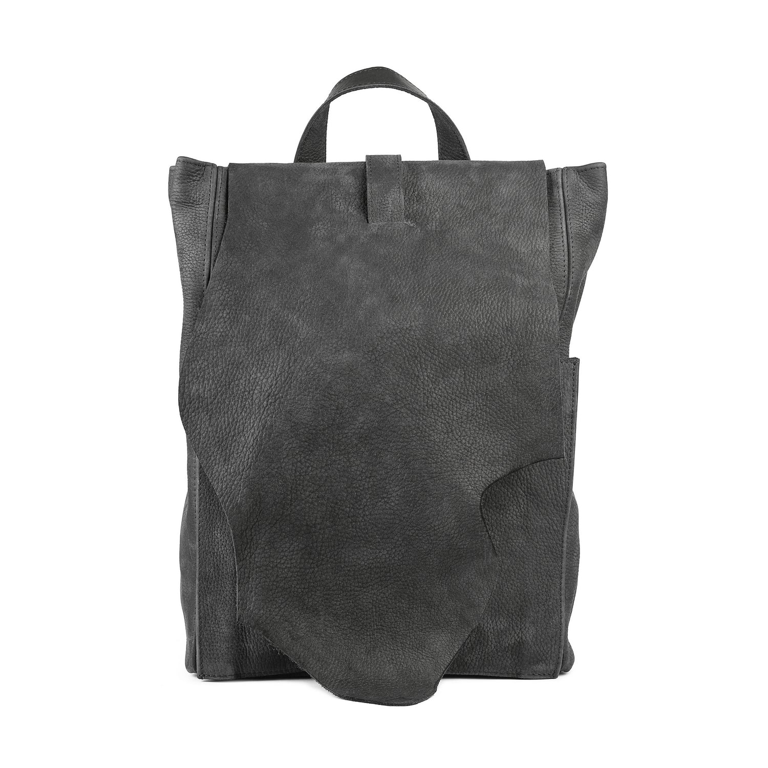 Leder Rucksack Schwarz Traveler