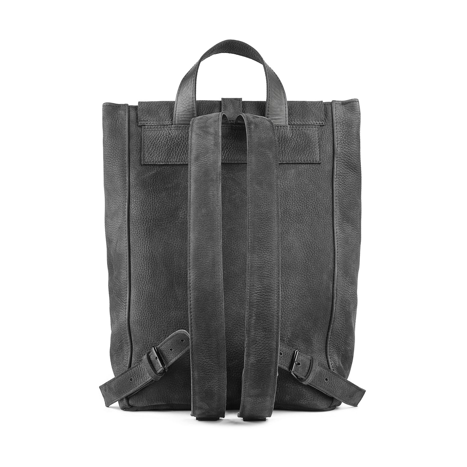 Leder Rucksack Schwarz Traveler