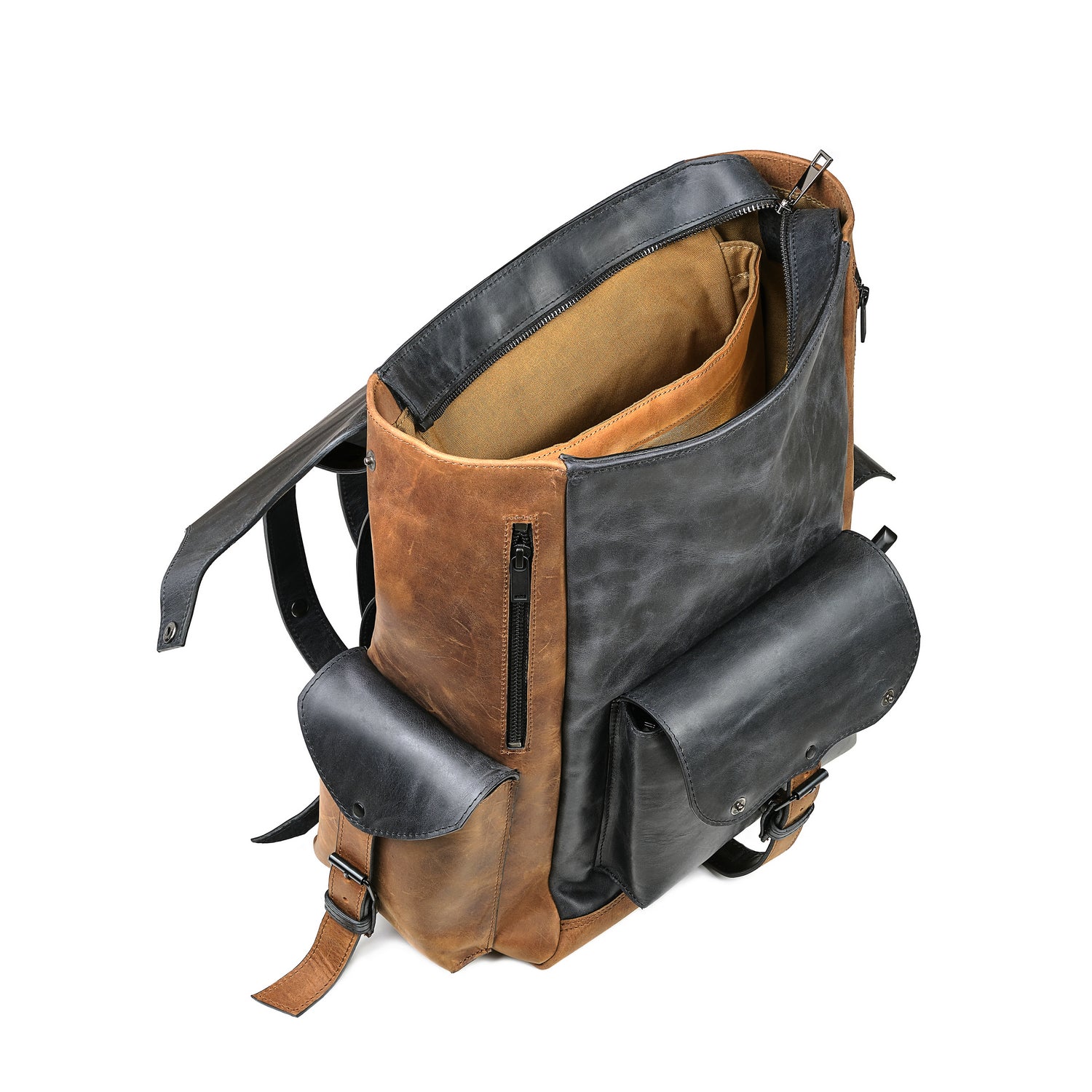 Leder Rucksack Vintage Duo-Tone I