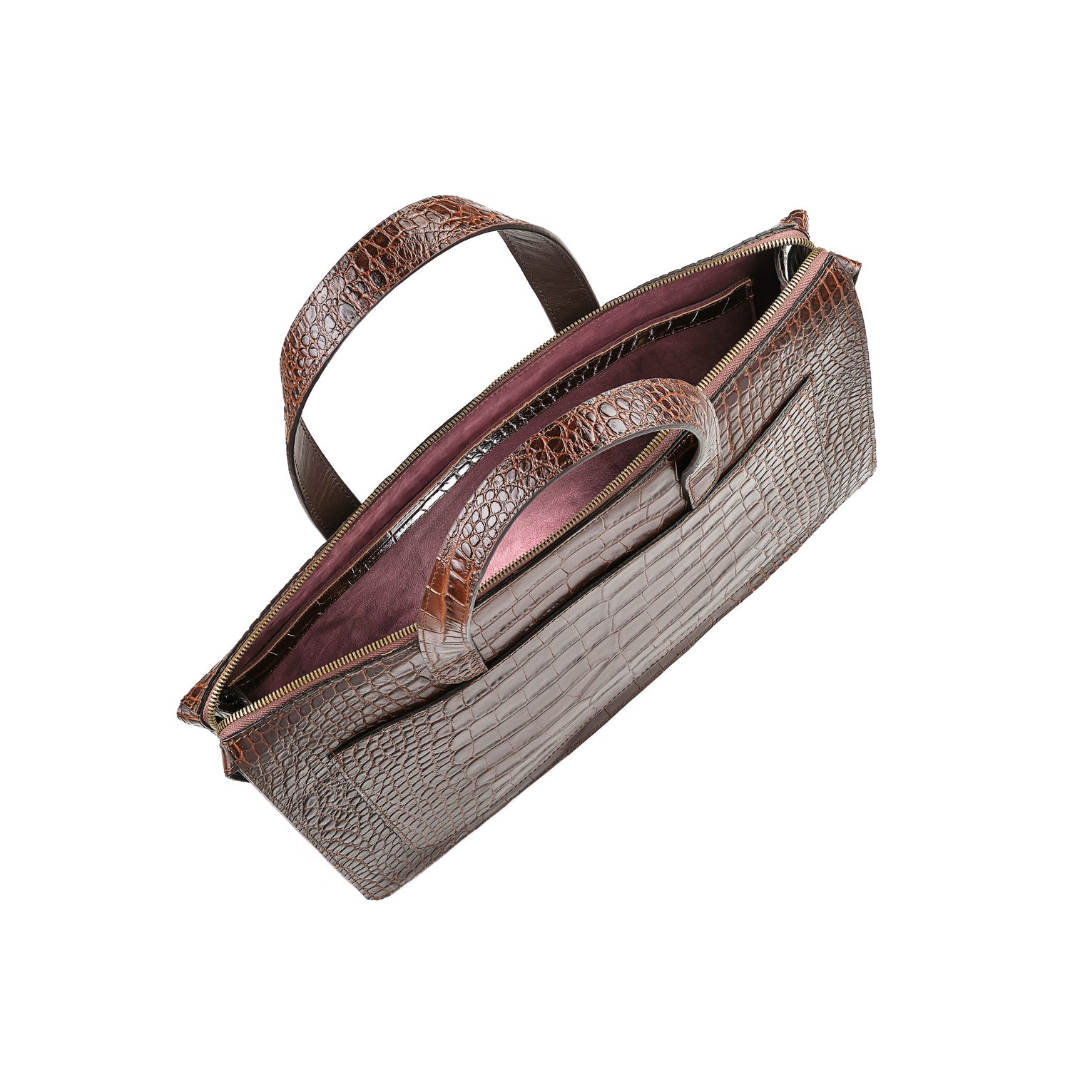 Leder Aktentasche Braun Hector