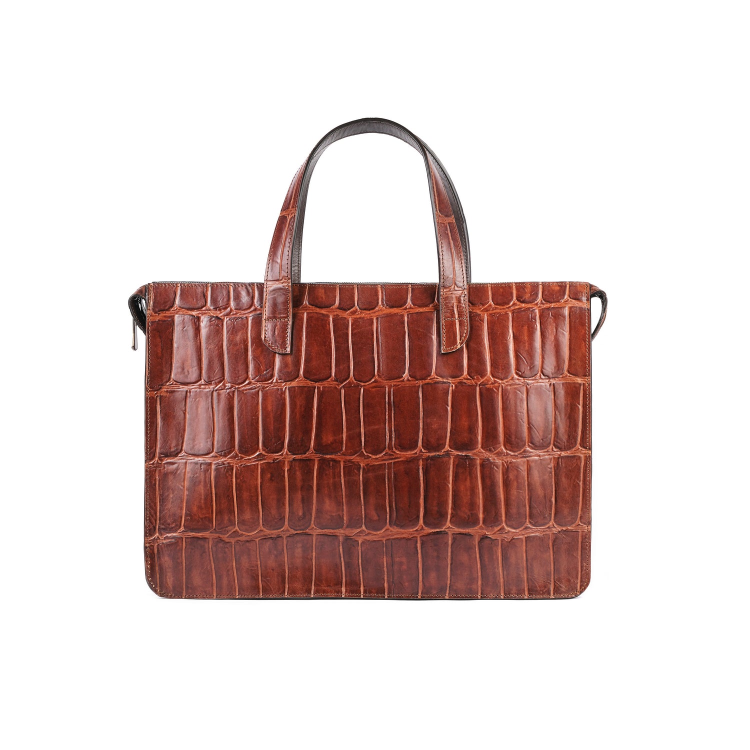 Leder Aktentasche Cognac Berlin
