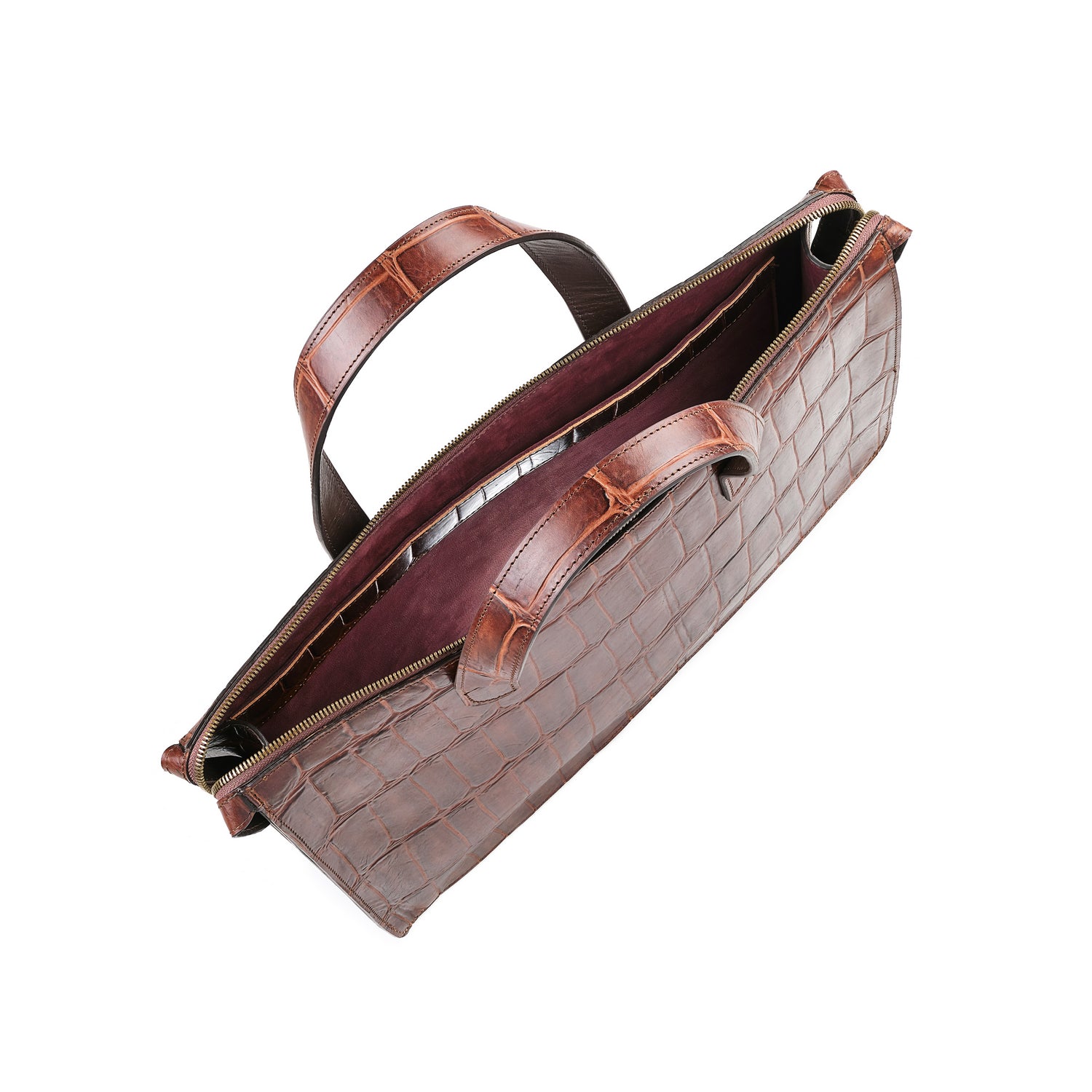 Leder Aktentasche Cognac Berlin
