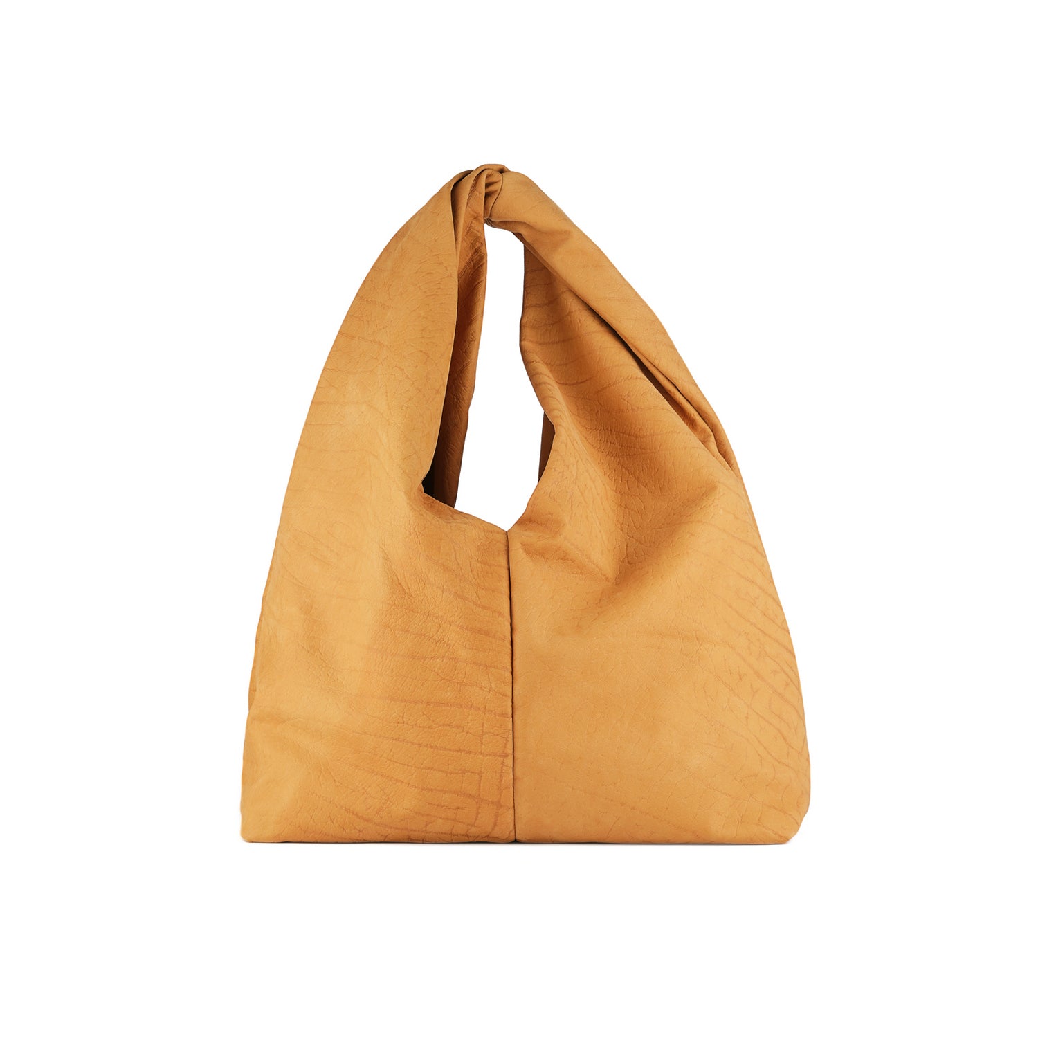 Leder Schultertasche Camel Cloud Maxi