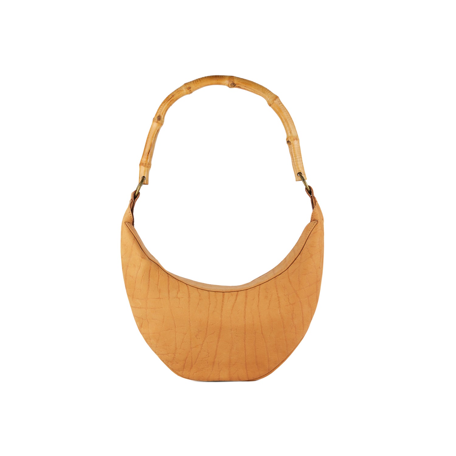 Leder Umhängetasche Braun Bamboo Nuna Mini