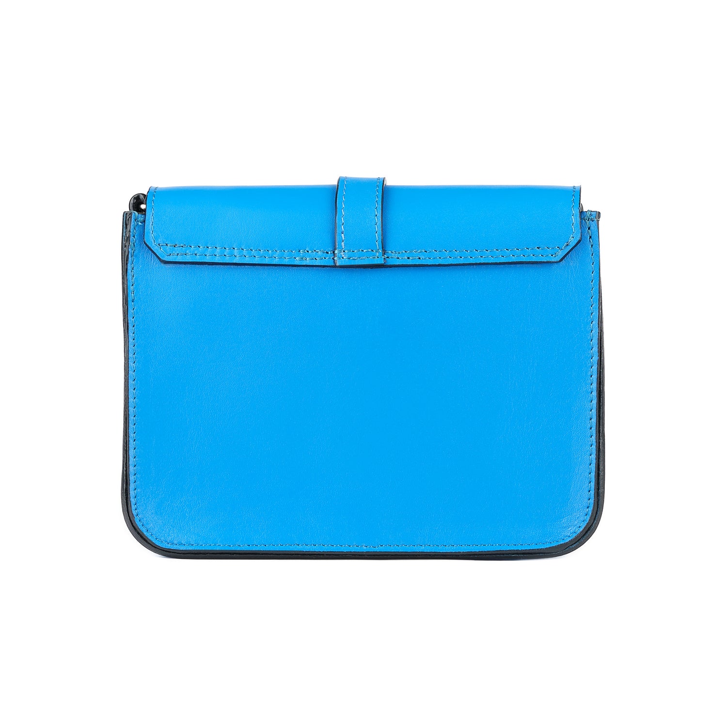 Leder Umhängetasche Royalblau Aleya Mini