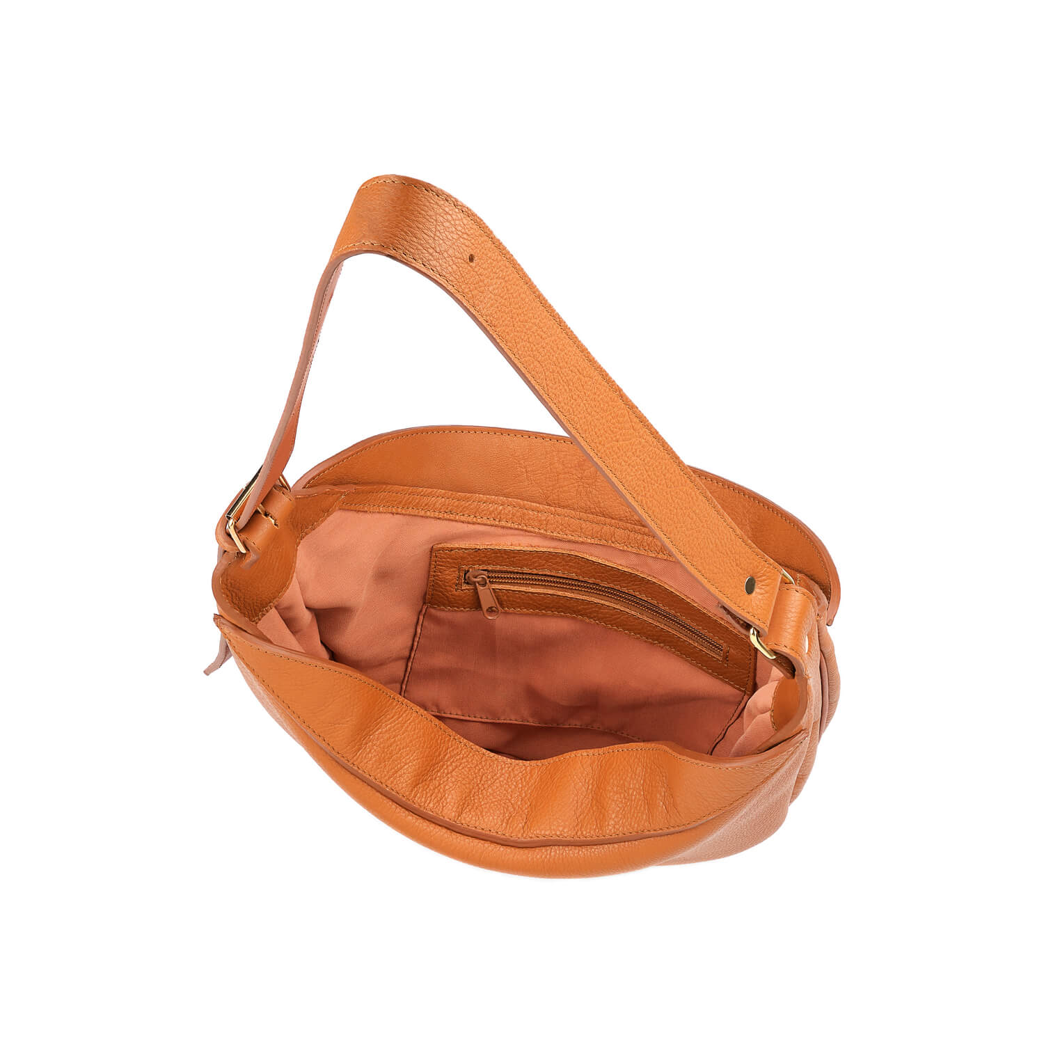 Leder Umhängetasche Braun Nuna Mini