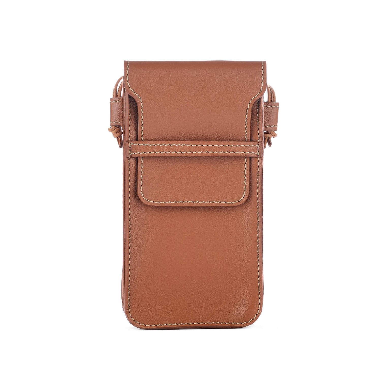 Leder Handytasche Braun Smart