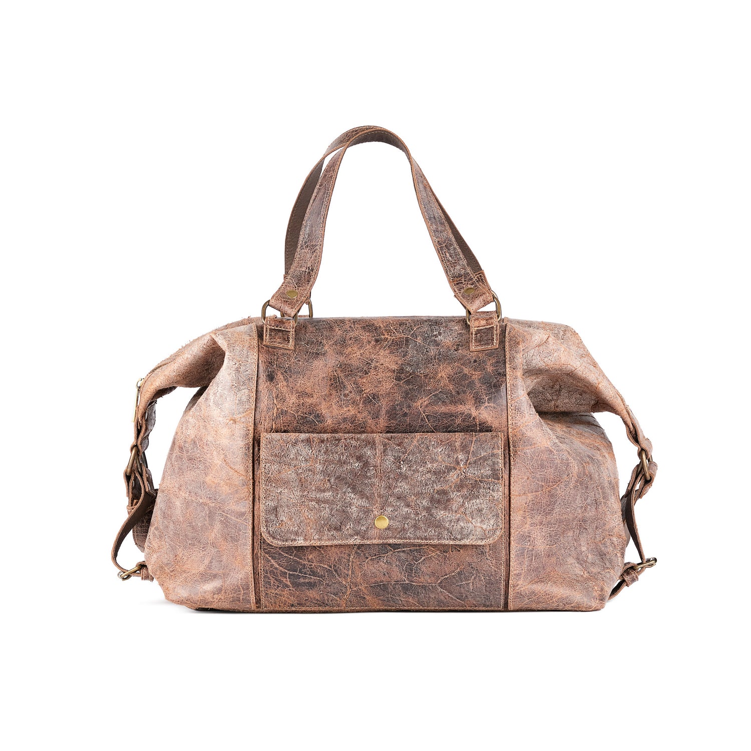 Leder Reisetasche Antikbraun Nomad