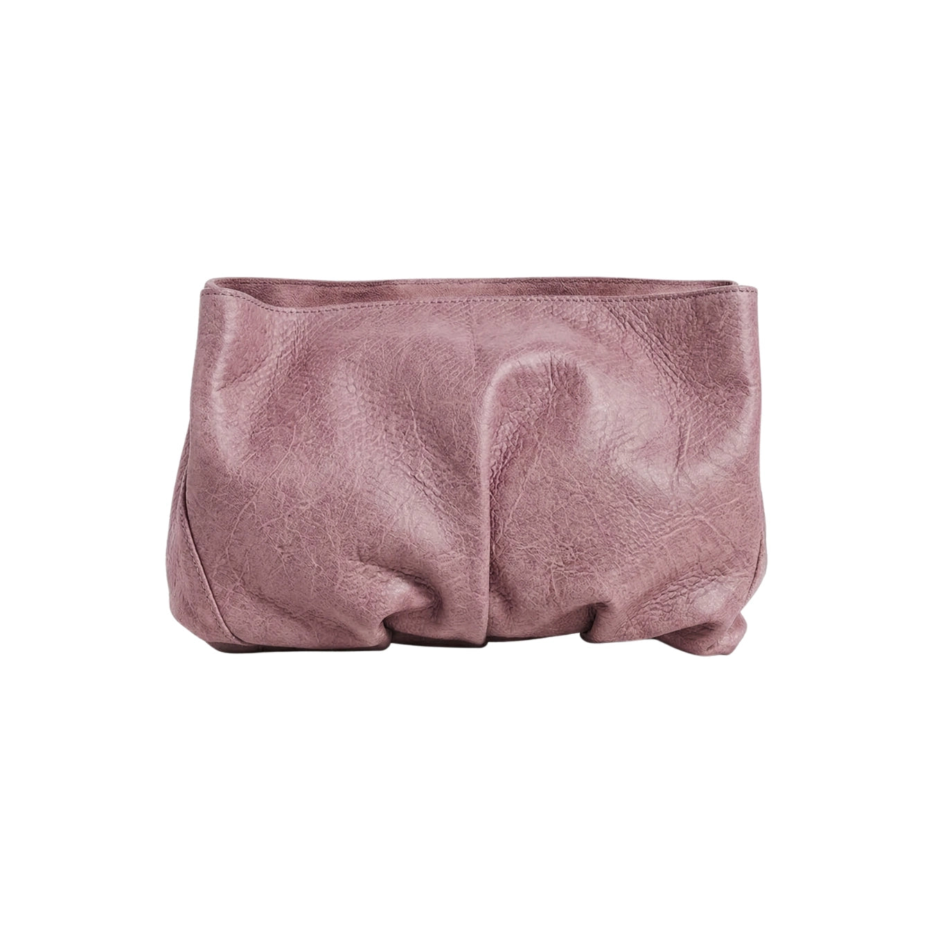 Leder Clutch Vintage-Rosa Inanna